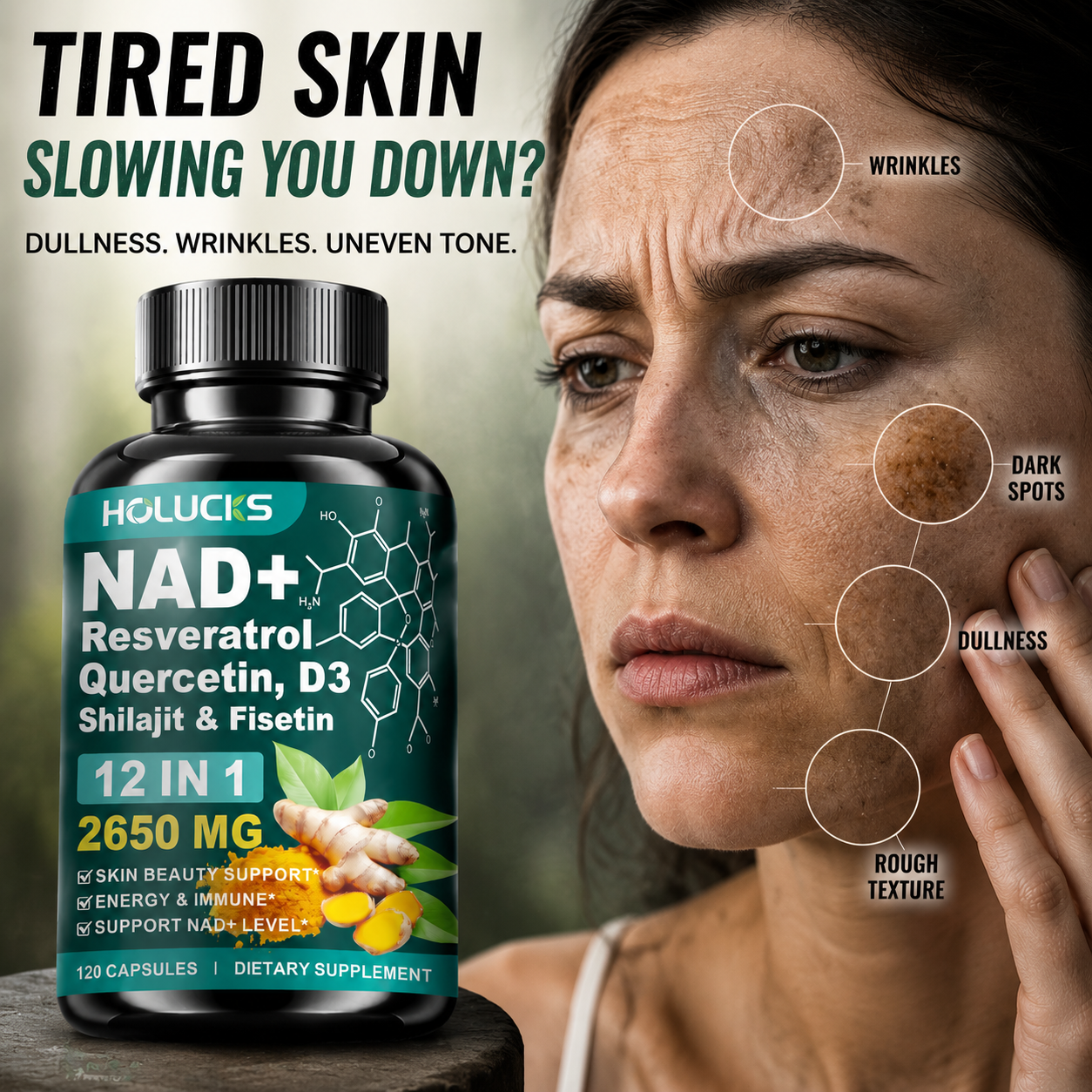 Pure Anti-Aging NAD+ Capsules, – Wellness Quercetin Bewertung und Preis