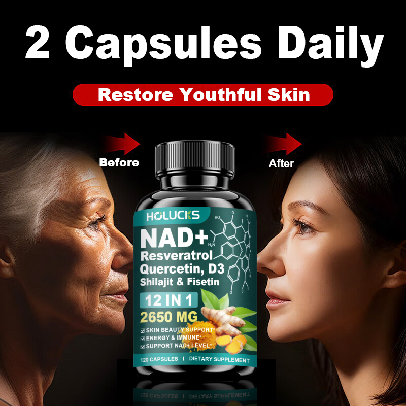 Pure Anti-Aging NAD+ Capsules, – Wellness Quercetin Bewertung und Preis
