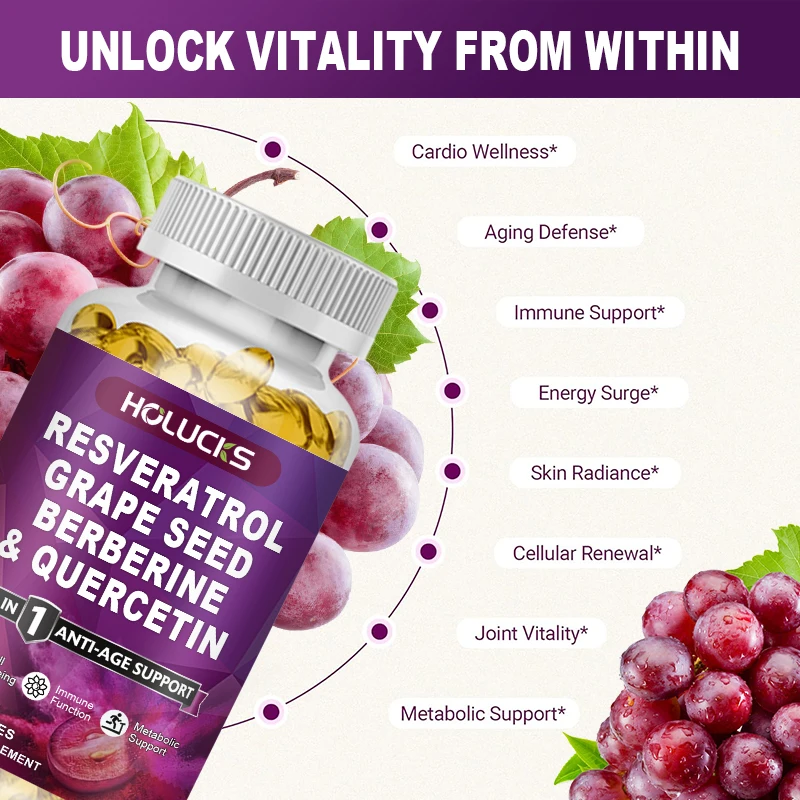 HOLUCKS Organic Resveratrol Ca – Wellness Quercetin Bewertung und Preis