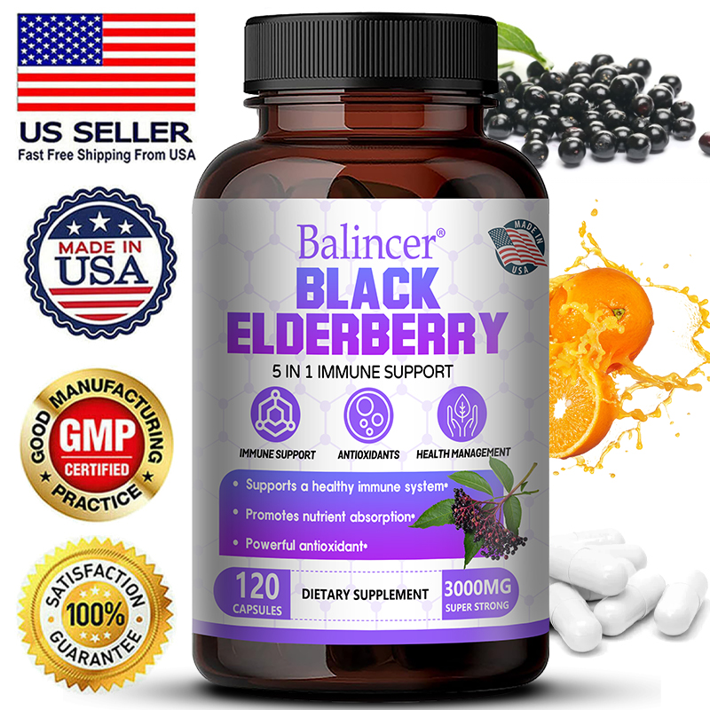 Black Elderberry Capsules - Vi – Wellness Quercetin Bewertung und Preis