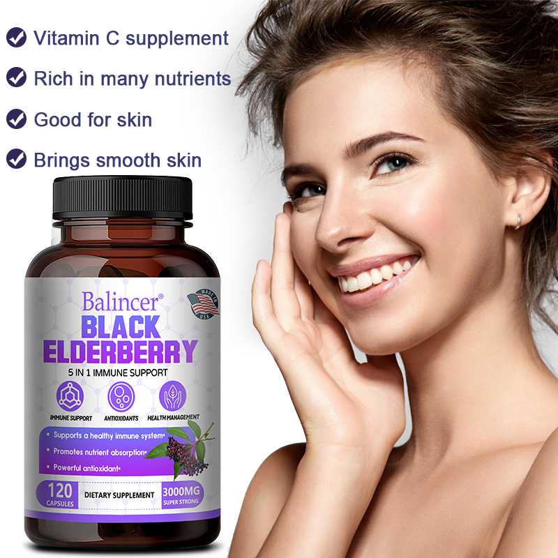 Black Elderberry Capsules - Vi – Wellness Quercetin Bewertung und Preis