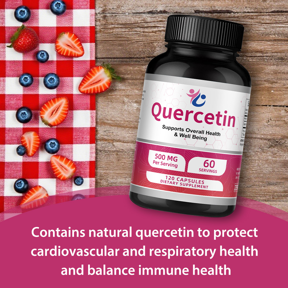 Quercetin 500mg Capsules, Anti – Wellness Quercetin Bewertung und Preis